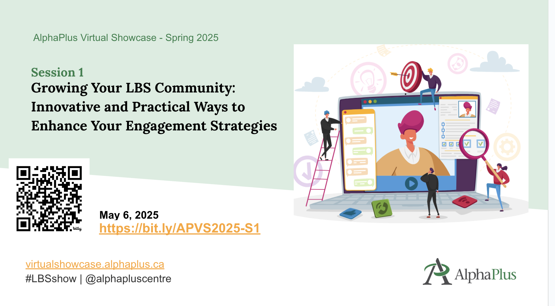 First slide of the Virtual Showcase Session 1 presentation. 